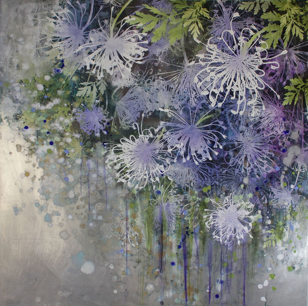 painting, Dill Blossoms 1 by Cara Enteles