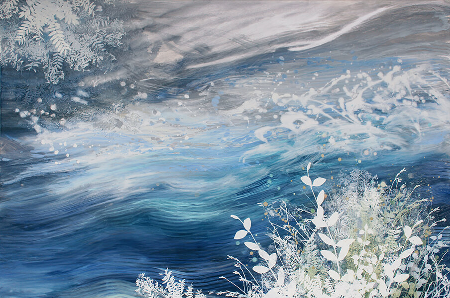 River Dream 1, painting by Cara Enteles