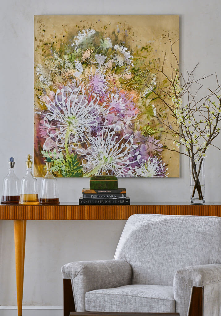 painting, Dill Flowers by Cara Enteles