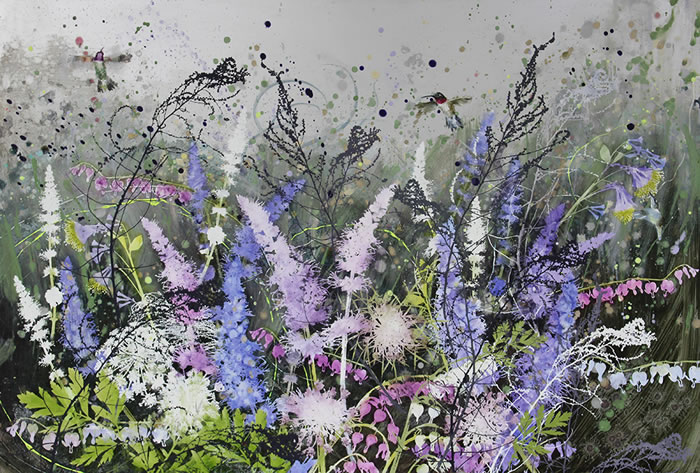 painting, Field Pollinators by Cara Enteles
