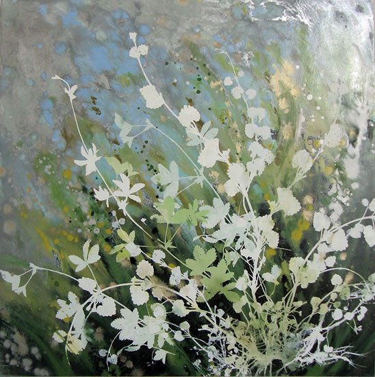painting, Meadow's Edge by Cara Enteles
