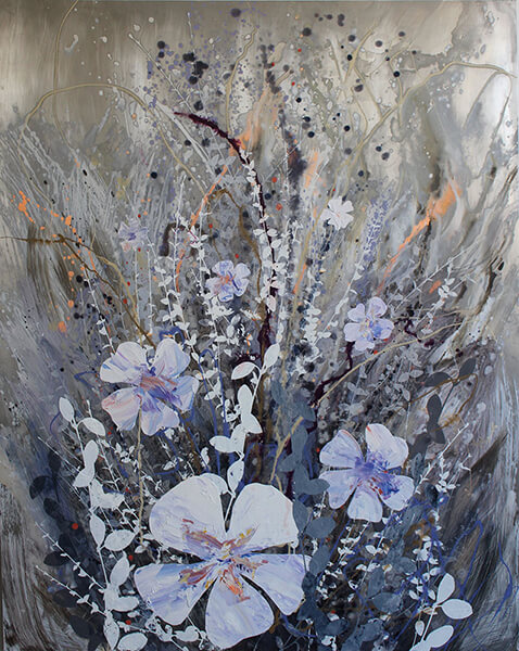 Periwinkle Blues, painting by Cara Enteles