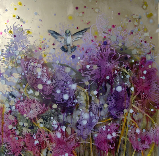 painting,Pollination 24  by Cara Enteles