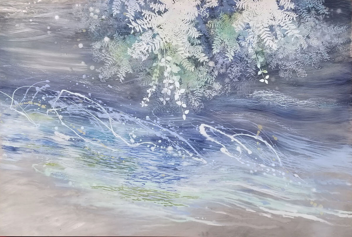 painting, River Dream 2  by Cara Enteles